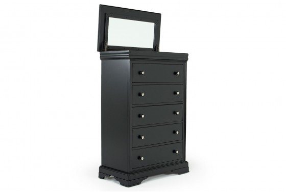 Versailles Lift Top Chest In Black Mor Furniture