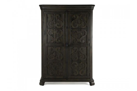 Bellamy Armoire in Charcoal | Mor Furniture