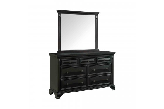 Calloway Mirror In Espresso Mor Furniture