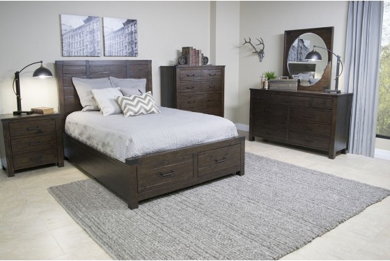 Pine Hill Storage Bedroom In Brown Mor Furniture